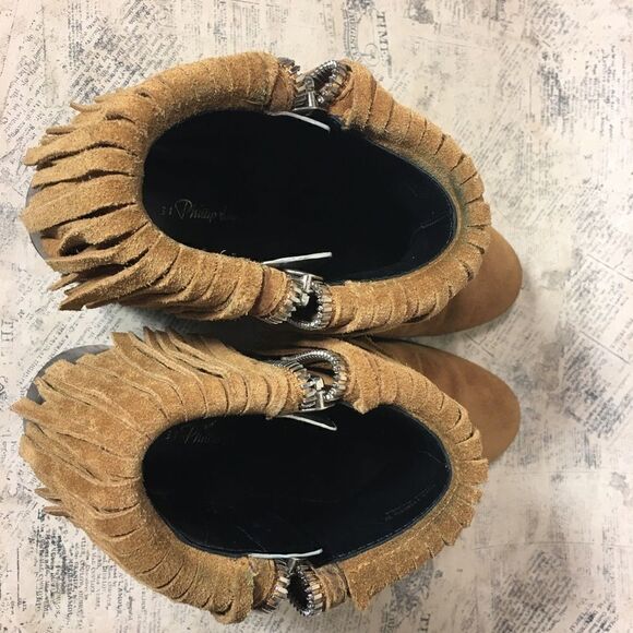 3.1 PHILLIP LIM Alexa fringed suede ankle boots - Picture 7 of 15